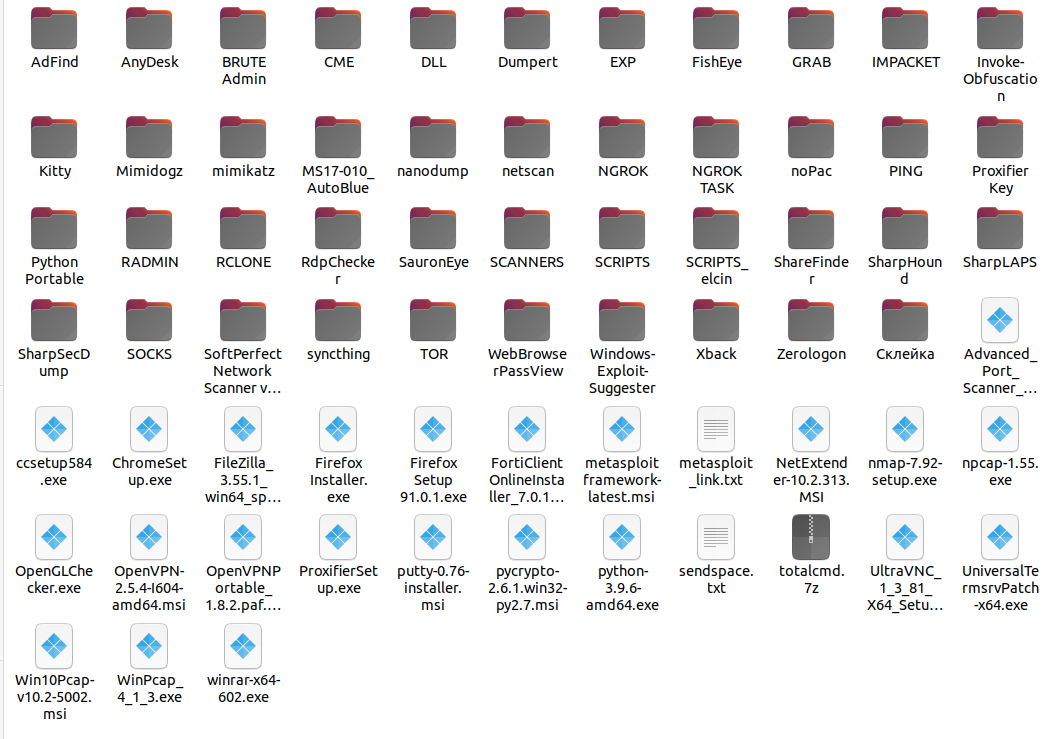 The tools folder